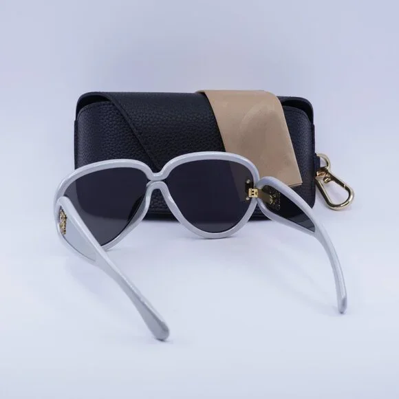Loewe LW40132I 24C Aviator Sunglasses – Grey\Grey with Light  display picture 1